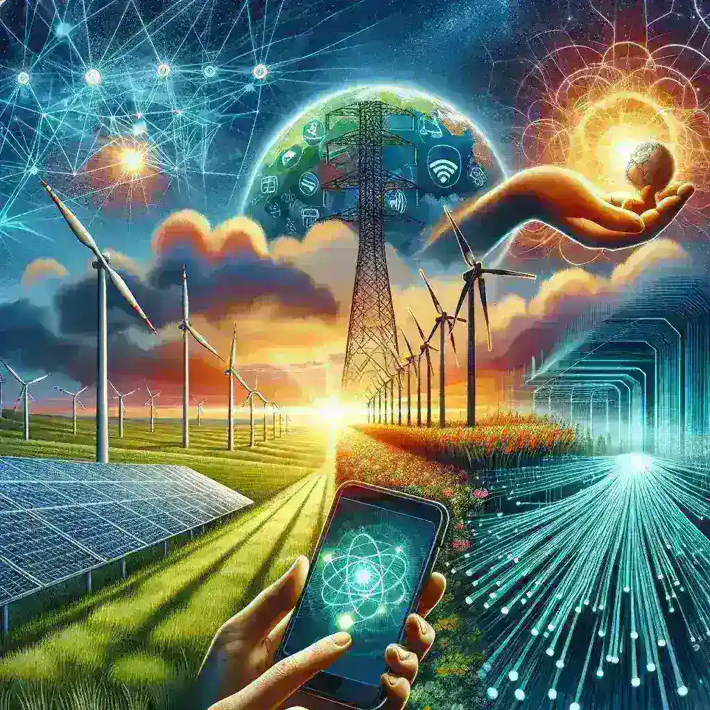 "Imagen de la nueva tarifa de Orange que combina fibra y móvil con energía renovable certificada, destacando su compromiso con la sostenibilidad y la tecnología de vanguardia."