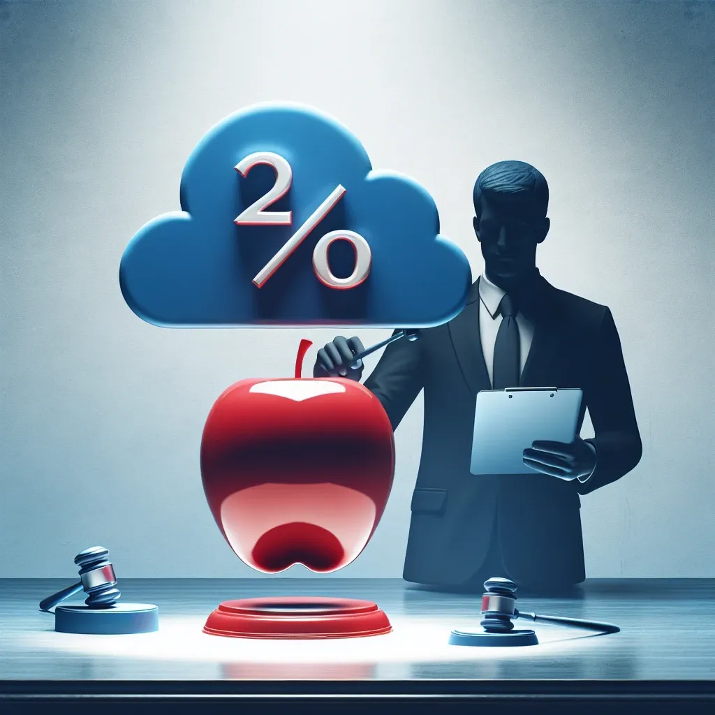 "Propuesta de tarifa del 25% a Apple durante la administración Trump, representando el impacto económico en la tecnología y el comercio internacional."