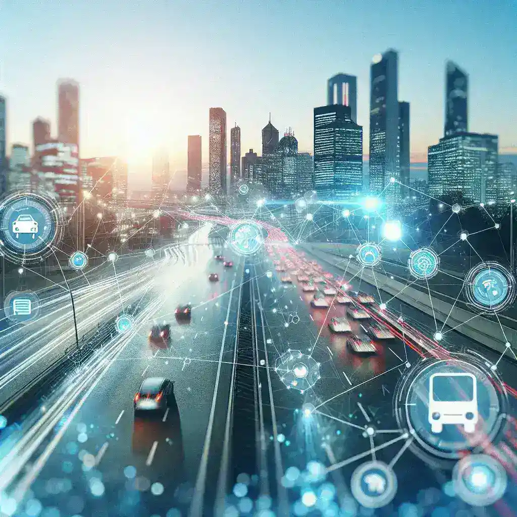 "Piloto de señales conectadas en autovías implementado por La DGT: imagen que muestra la nueva tecnología de tráfico inteligente mejorando la seguridad vial."